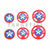 Captain America Polyurethane Olympic Weight Plate Target 2.5KG s/d 25KG