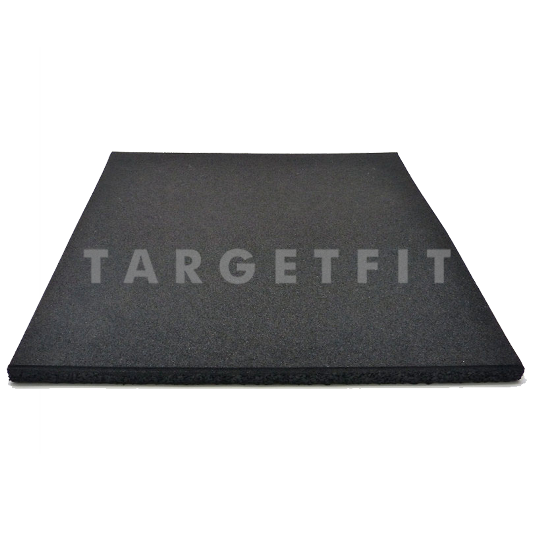 Rubber Flooring Lifetech 15mm Plain Black Fitnesspedia