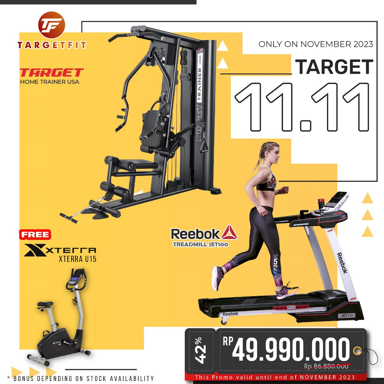 Paket Home Gym Target 11.11 Fitnesspedia